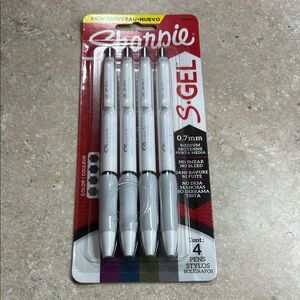 Sharpie S-Gel White Gel Pens - Pack of 4